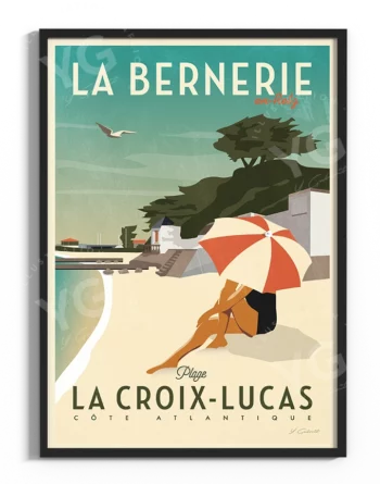 affiche-la-bernerie-en-retz-vintage-croix-lucas-atlantique-yohan-gaborit