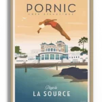 affiche-pornic-la-source-vintage-atlantique-yohan-gaborit