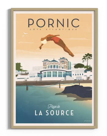 affiche-pornic-la-source-vintage-atlantique-yohan-gaborit