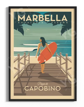 affiche-surf-marbella-espagne-vintage-yohan-gaborit