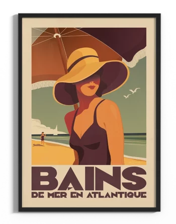 affiche-bains-de-mer-vintage-atlantique-yohan-gaborit