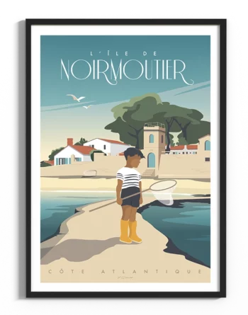 affiche-noirmoutier-le-vieil-vintage-yohan-gaborit