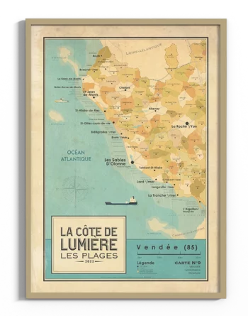 carte-cote-de-lumiere-vendee-affiche-vintage-yohan-gaborit