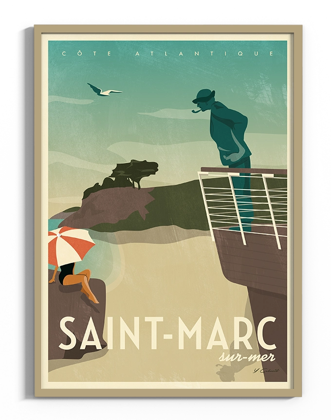 affiche-saint-marc-sur-mer-vintage-atlantique-yohan-gaborit