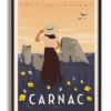 affiche-carnac-vintage-bretagne-atlantique-yohan-gaborit