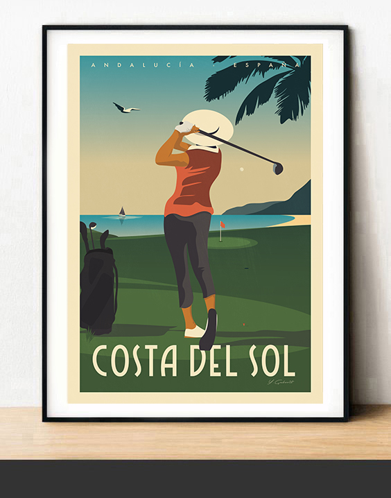 affiche-golf-costa-del-sol-malaga