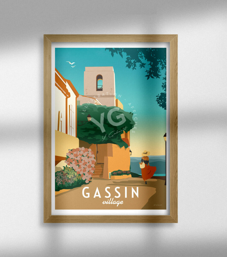 Affiche-gassin-village