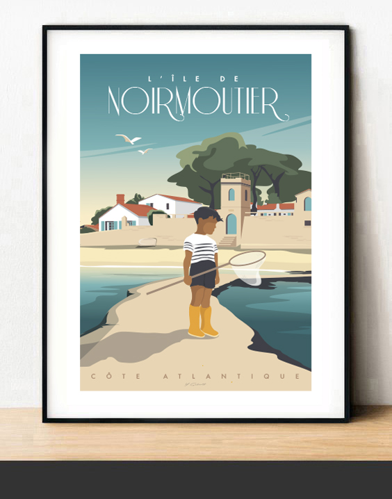 Affiche-Noirmoutier-le-vieil
