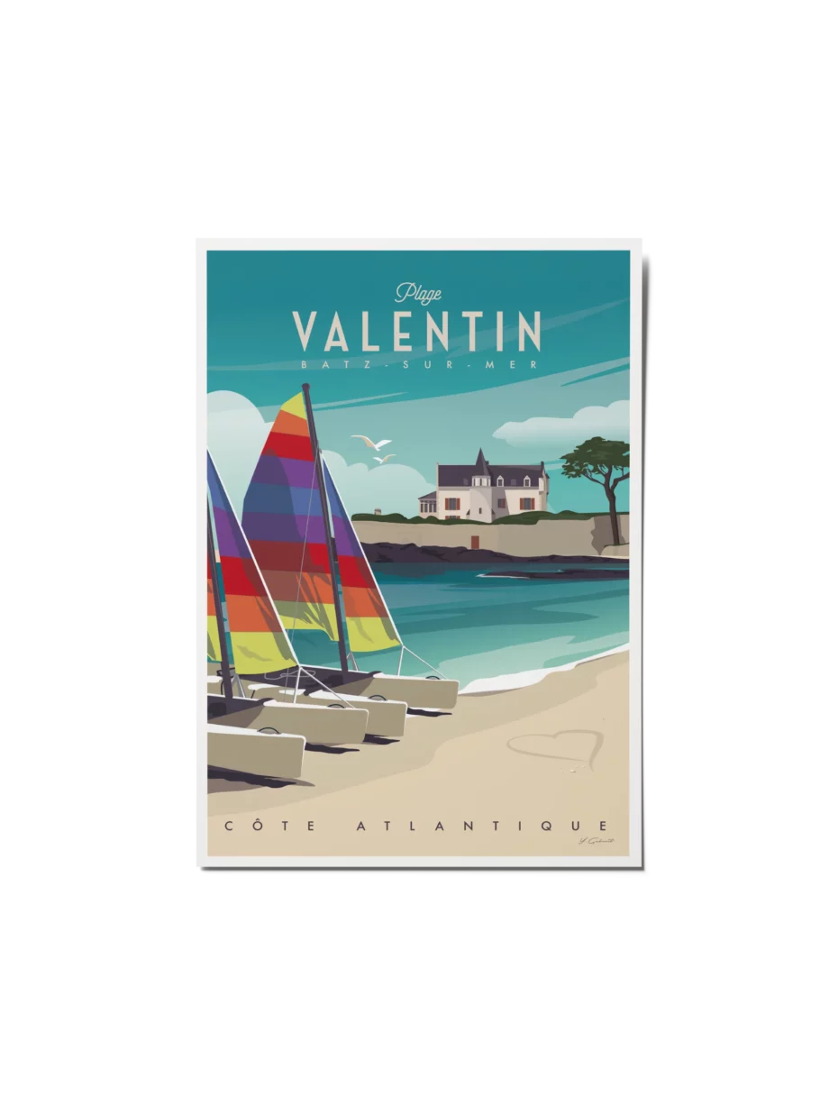 carte-postale-plage-valentin-batz-sur-mer-yohan-gaborit